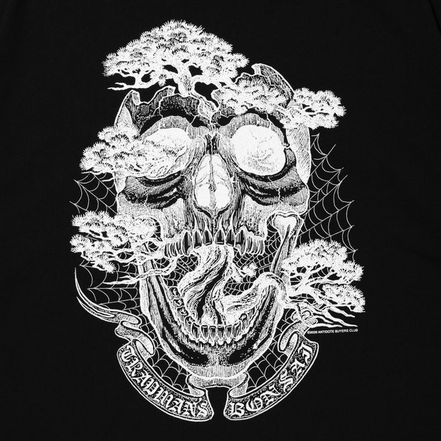 Bonsai Skull Cotton L/S Tee 【Antidote Buyers Club × TRADMAN'S BONSAI】 詳細画像
